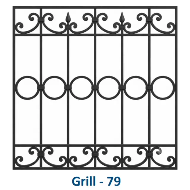 Safety Window Grill Design 79 by Simmply Perfect, Hyderabad