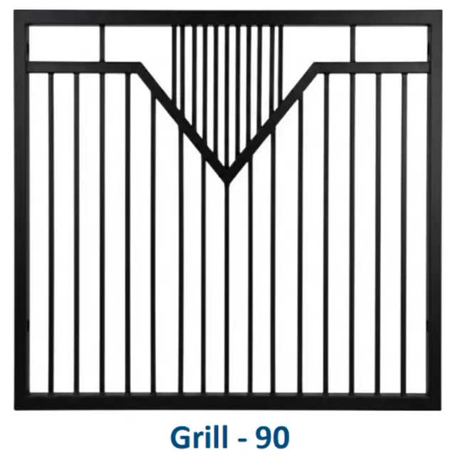 Safety Window Grill Design 90 by Simmply Perfect, Hyderabad