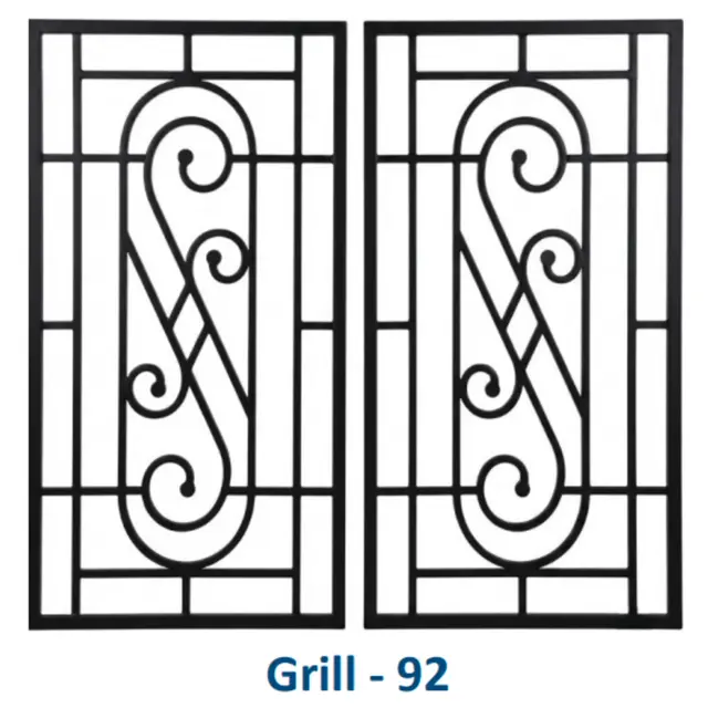 Safety Window Grill Design 92 by Simmply Perfect, Hyderabad