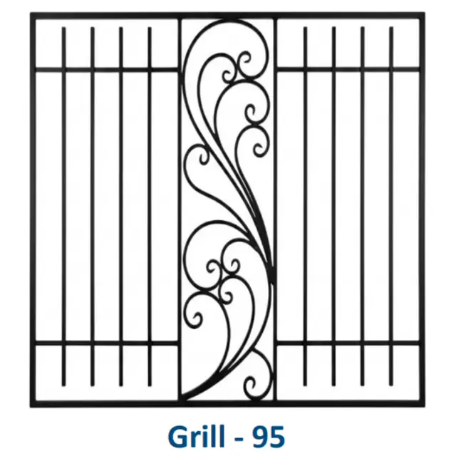 Safety Window Grill Design 95 by Simmply Perfect, Hyderabad