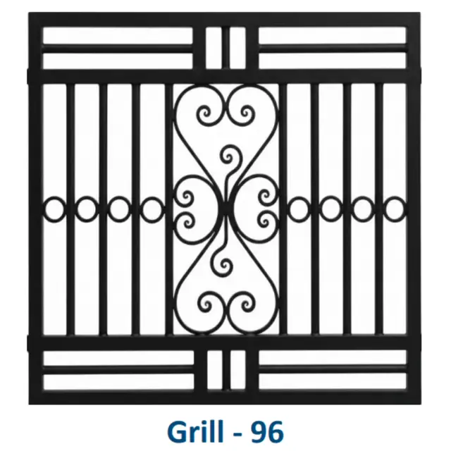 Safety Window Grill Design 96 by Simmply Perfect, Hyderabad