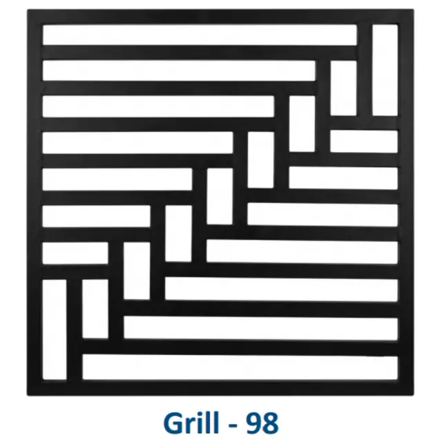 Safety Window Grill Design 98 by Simmply Perfect, Hyderabad