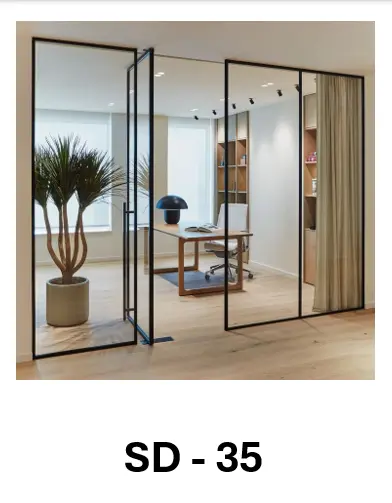 Shed Partition with Door Design 35 | Simmply Perfect Shed Partition with Door Design 35 by Simmply Perfect, Hyderabad