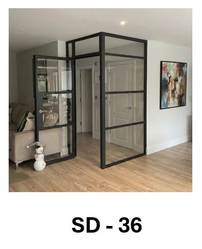 Shed Partition with Door Design 36 | Simmply Perfect Shed Partition with Door Design 36 by Simmply Perfect, Hyderabad