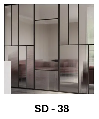 Shed Partition with Door Design 38 | Simmply Perfect Shed Partition with Door Design 38 by Simmply Perfect, Hyderabad