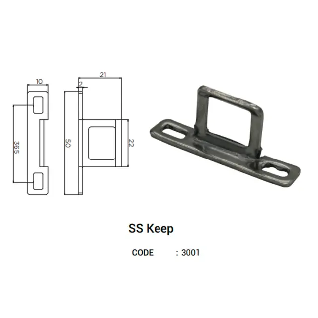 SS Keep Strikers for UPVC Windows & Doors | Simmply Perfect SS Keep Strikers for UPVC Windows & Doors by Simmply Perfect, Hyderabad