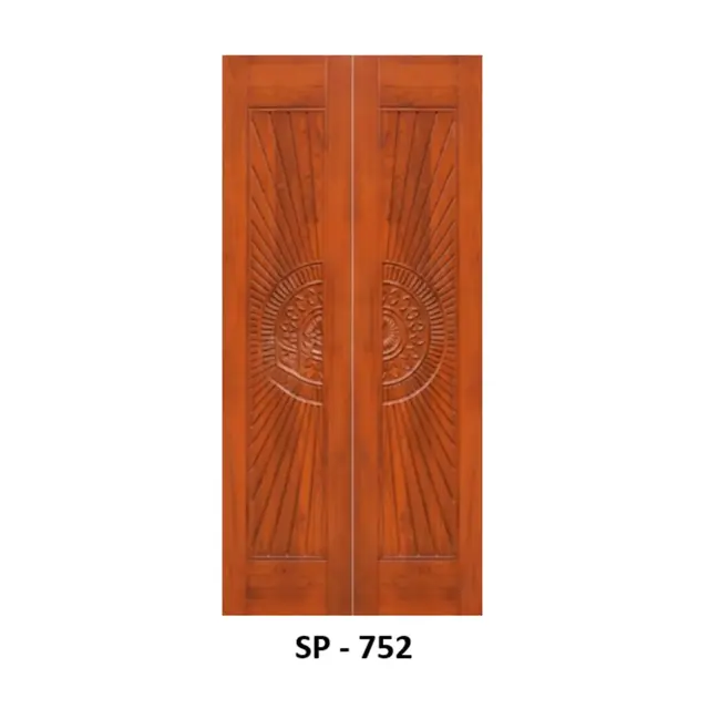 Teak Double Door Design 752 by Simmply Perfect, Hyderabad