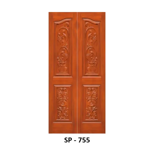 Teak Double Door Design 755 | Simmply Perfect Teak Double Door Design 755 by Simmply Perfect, Hyderabad