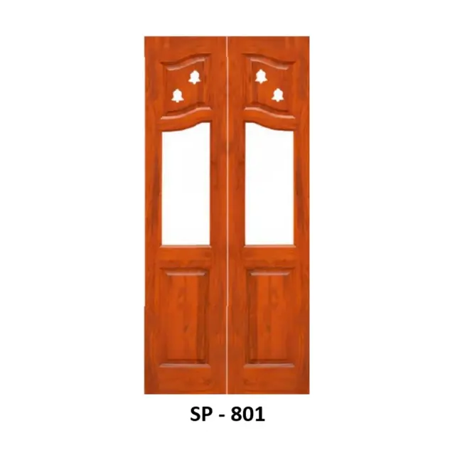 Teak Pooja Door Design 801 | Simmply Perfect Teak Pooja Door Design 801 by Simmply Perfect, Hyderabad