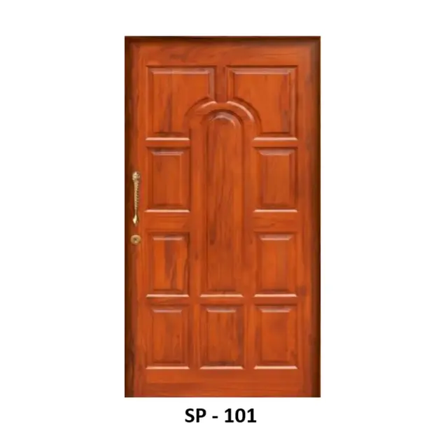 Teak Wooden Panel Door Design 101 by Simmply Perfect, Hyderabad
