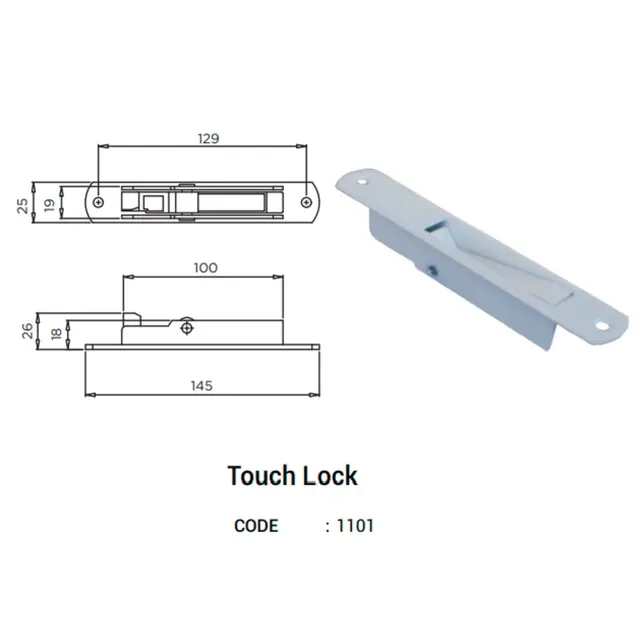Touch Lock for UPVC Windows & Doors | Simmply Perfect Touch Lock for UPVC Windows & Doors by Simmply Perfect, Hyderabad