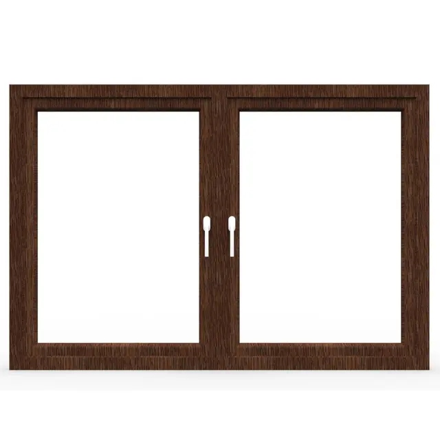 Walnut UPVC 60 Series Double Casement Window | Simmply Perfect Walnut UPVC 60 Series Double Casement Window by Simmply Perfect, Hyderabad