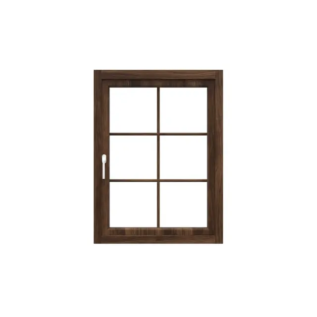 Walnut UPVC 60 Series French Single Casement Window | Simmply Perfect Walnut UPVC 60 Series French Single Casement Window by Simmply Perfect, Hyderabad