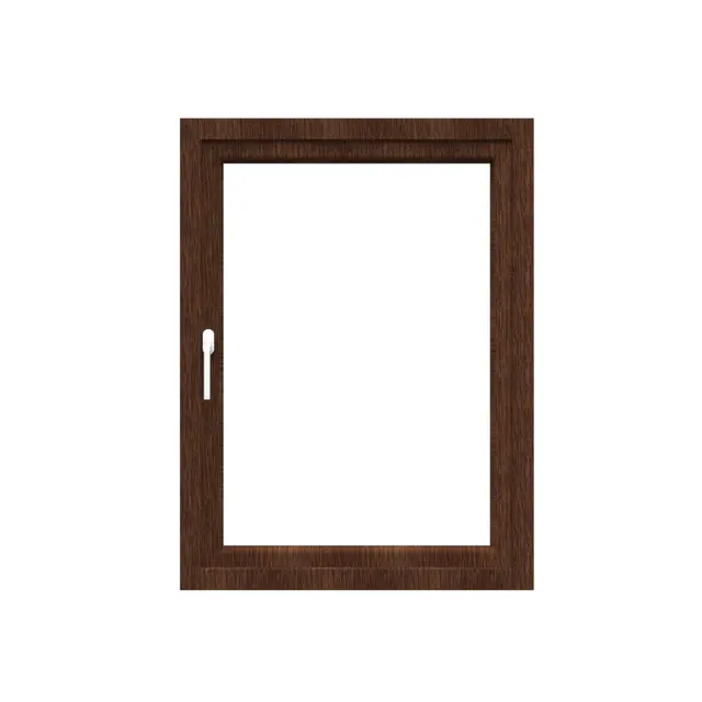 Walnut UPVC 60 Series Single Casement Window by Simmply Perfect, Hyderabad
