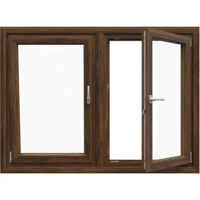Walnut UPVC Double Casement Window | Simmply Perfect Walnut UPVC Double Casement Window by Simmply Perfect, Hyderabad