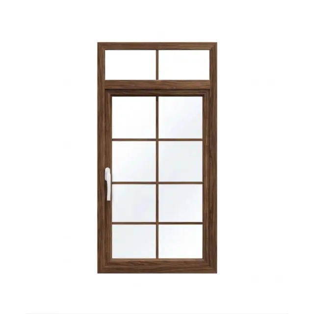Walnut UPVC French Door with Top Fix | Simmply Perfect Walnut UPVC French Door with Top Fix by Simmply Perfect, Hyderabad