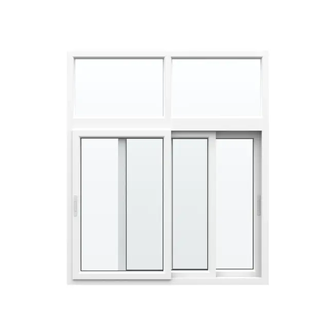 White UPVC 112 Series 3-Track Combination Sliding Window with Top Fix White UPVC 112 Series 3-Track Combination Sliding Window with Top Fix by Simmply Perfect, Hyderabad