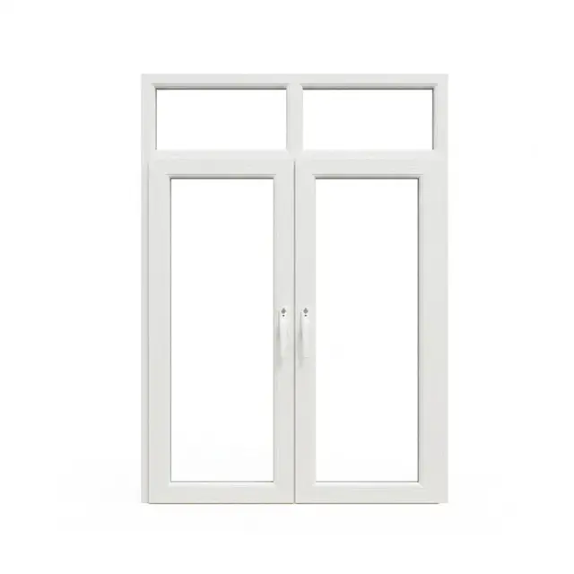 White UPVC 60 Series Combination Double Casement Door by Simmply Perfect, Hyderabad