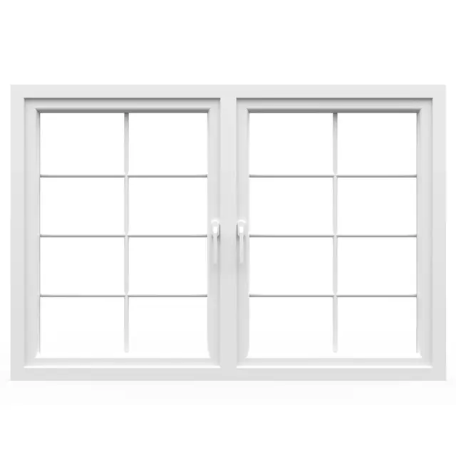 White UPVC 60 Series French Double Casement Window by Simmply Perfect, Hyderabad