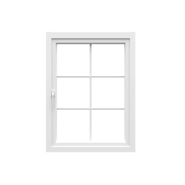 White UPVC 60 Series French Single Casement Window | Simmply Perfect White UPVC 60 Series French Single Casement Window by Simmply Perfect, Hyderabad