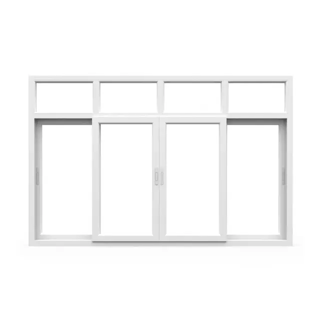 White UPVC 62 Series 2-Track 4-Panel Combination Sliding Window with Top Fixed White UPVC 62 Series 2-Track 4-Panel Combination Sliding Window with Top Fixed by Simmply Perfect, Hyderabad