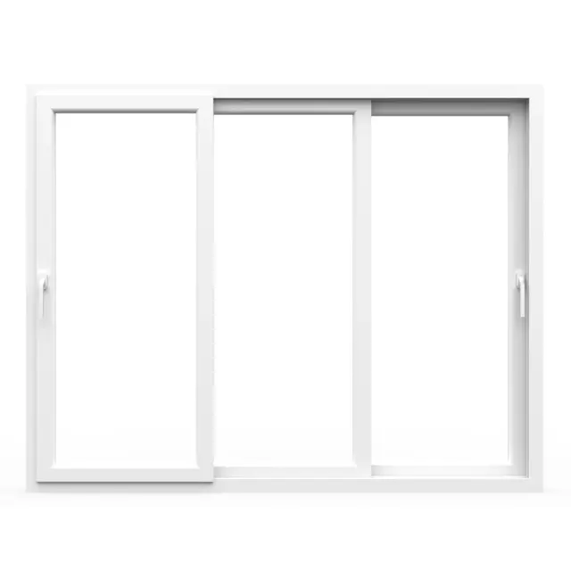 White UPVC 99 Series 3-Track 3-Panel Sliding Door | Simmply Perfect White UPVC 99 Series 3-Track 3-Panel Sliding Door by Simmply Perfect, Hyderabad