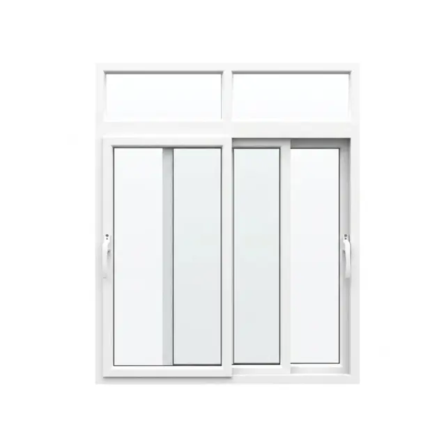 White UPVC 99 Series 3-Track Combination Sliding Door with Top Fix White UPVC 99 Series 3-Track Combination Sliding Door with Top Fix by Simmply Perfect, Hyderabad