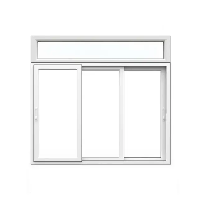 White UPVC 99 Series 3-Track Combination Sliding Window with Top Fix White UPVC 99 Series 3-Track Combination Sliding Window with Top Fix by Simmply Perfect, Hyderabad
