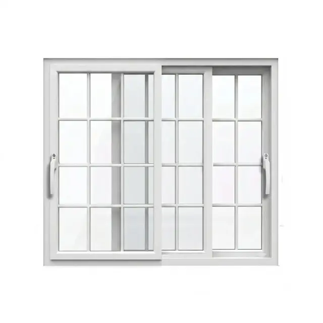 White UPVC 99 Series 3-Track French Sliding Door | Simmply Perfect White UPVC 99 Series 3-Track French Sliding Door by Simmply Perfect, Hyderabad