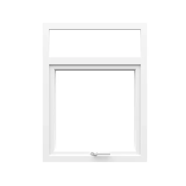 White UPVC Combination Window Top Hung with Top Fix by Simmply Perfect, Hyderabad