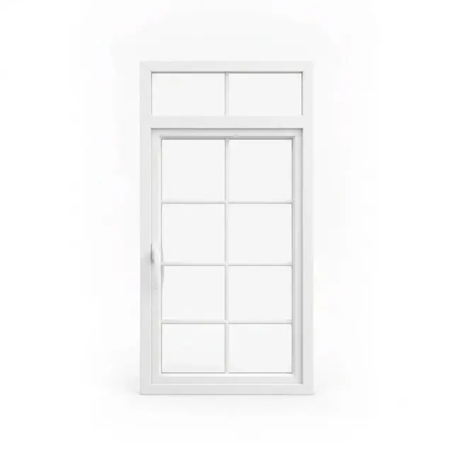 White UPVC French Single Casement Door with Top Fix | Simmply Perfect White UPVC French Single Casement Door with Top Fix by Simmply Perfect, Hyderabad
