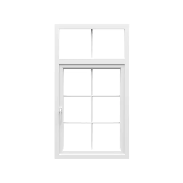 White UPVC French Single Casement Window with Top Fix by Simmply Perfect, Hyderabad