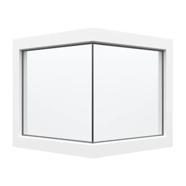 White UPVC Glass to Glass Window | Simmply Perfect White UPVC Glass to Glass Window by Simmply Perfect, Hyderabad