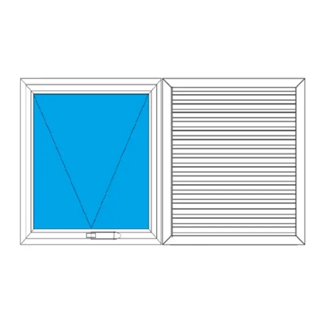 White UPVC Ventilator Design 13 | Simmply Perfect White UPVC Ventilator Design 13 by Simmply Perfect, Hyderabad