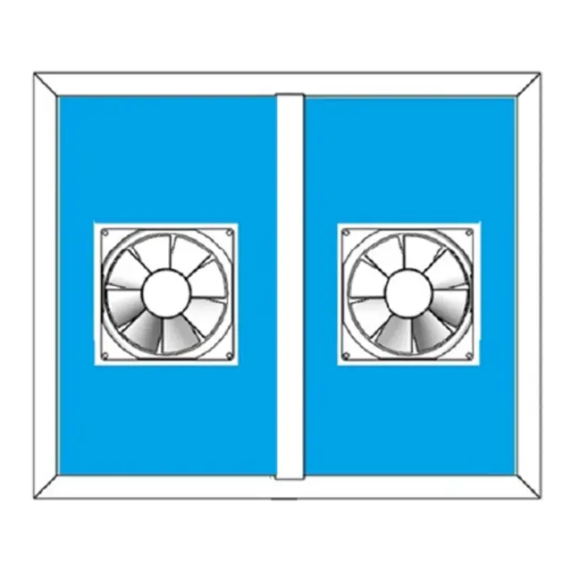 White UPVC Ventilator Design 14 by Simmply Perfect, Hyderabad
