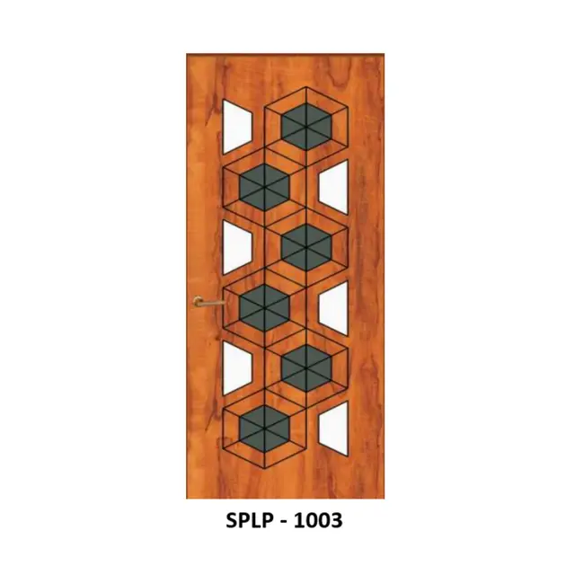 WPC Digital Groove Door (SPLP 1003) | Simmply Perfect WPC Digital Groove Door (SPLP 1003) by Simmply Perfect, Hyderabad