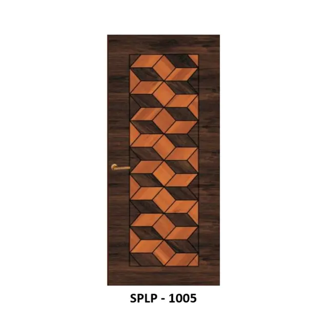 WPC Digital Groove Door (SPLP 1005) | Simmply Perfect WPC Digital Groove Door (SPLP 1005) by Simmply Perfect, Hyderabad