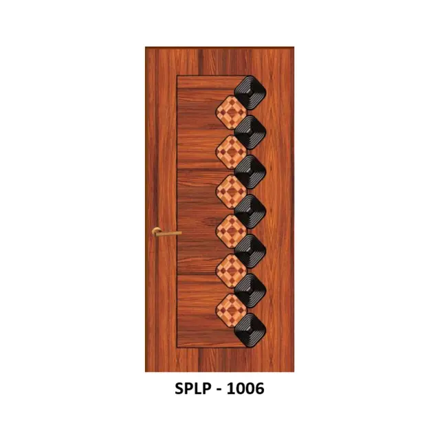 WPC Digital Groove Door (SPLP 1006) | Simmply Perfect WPC Digital Groove Door (SPLP 1006) by Simmply Perfect, Hyderabad