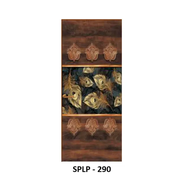 WPC Flowery Digital Door (SPLP 290) | Simmply Perfect WPC Flowery Digital Door (SPLP 290) by Simmply Perfect, Hyderabad