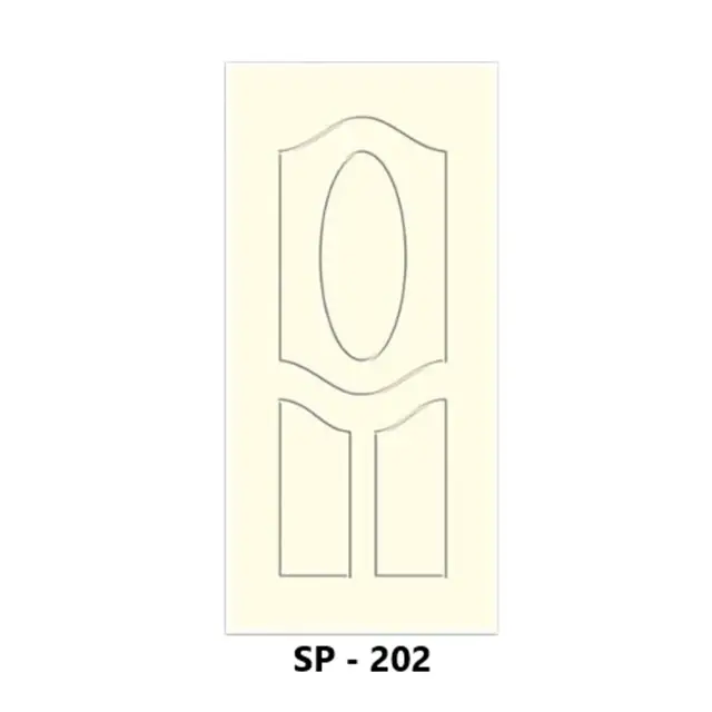 WPC Grooved Door Design 202 by Simmply Perfect, Hyderabad