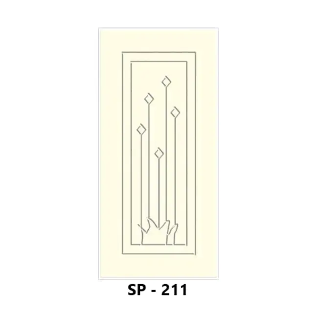 WPC Grooved Door Design 211 by Simmply Perfect, Hyderabad