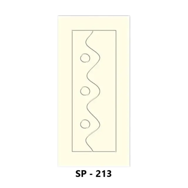 WPC Grooved Door Design 213 by Simmply Perfect, Hyderabad