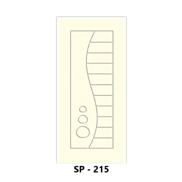 WPC Grooved Door Design 215 by Simmply Perfect, Hyderabad