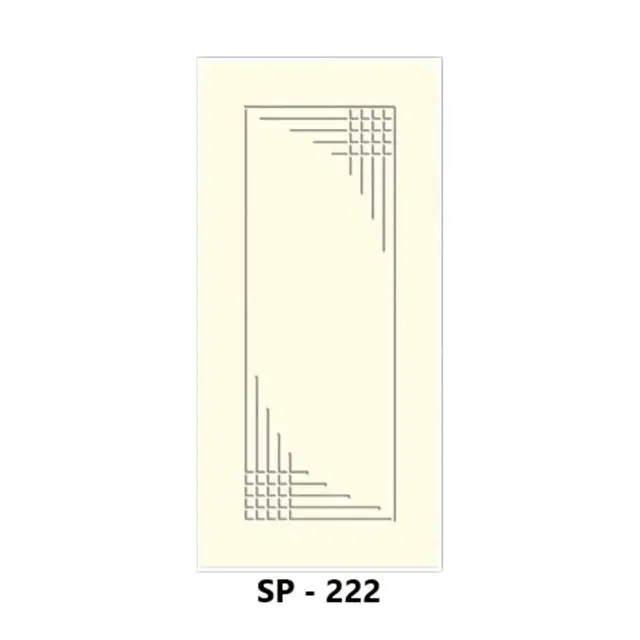 WPC Grooved Door Design 222 by Simmply Perfect, Hyderabad