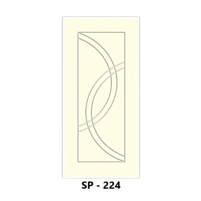 WPC Grooved Door Design 224 by Simmply Perfect, Hyderabad