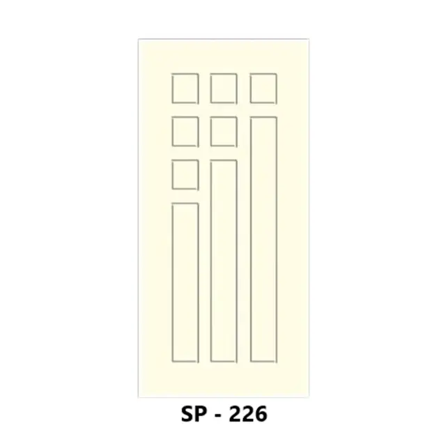 WPC Grooved Door Design 226 by Simmply Perfect, Hyderabad