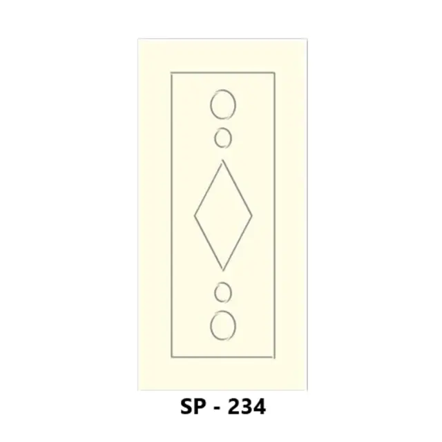 WPC Grooved Door Design 234 by Simmply Perfect, Hyderabad